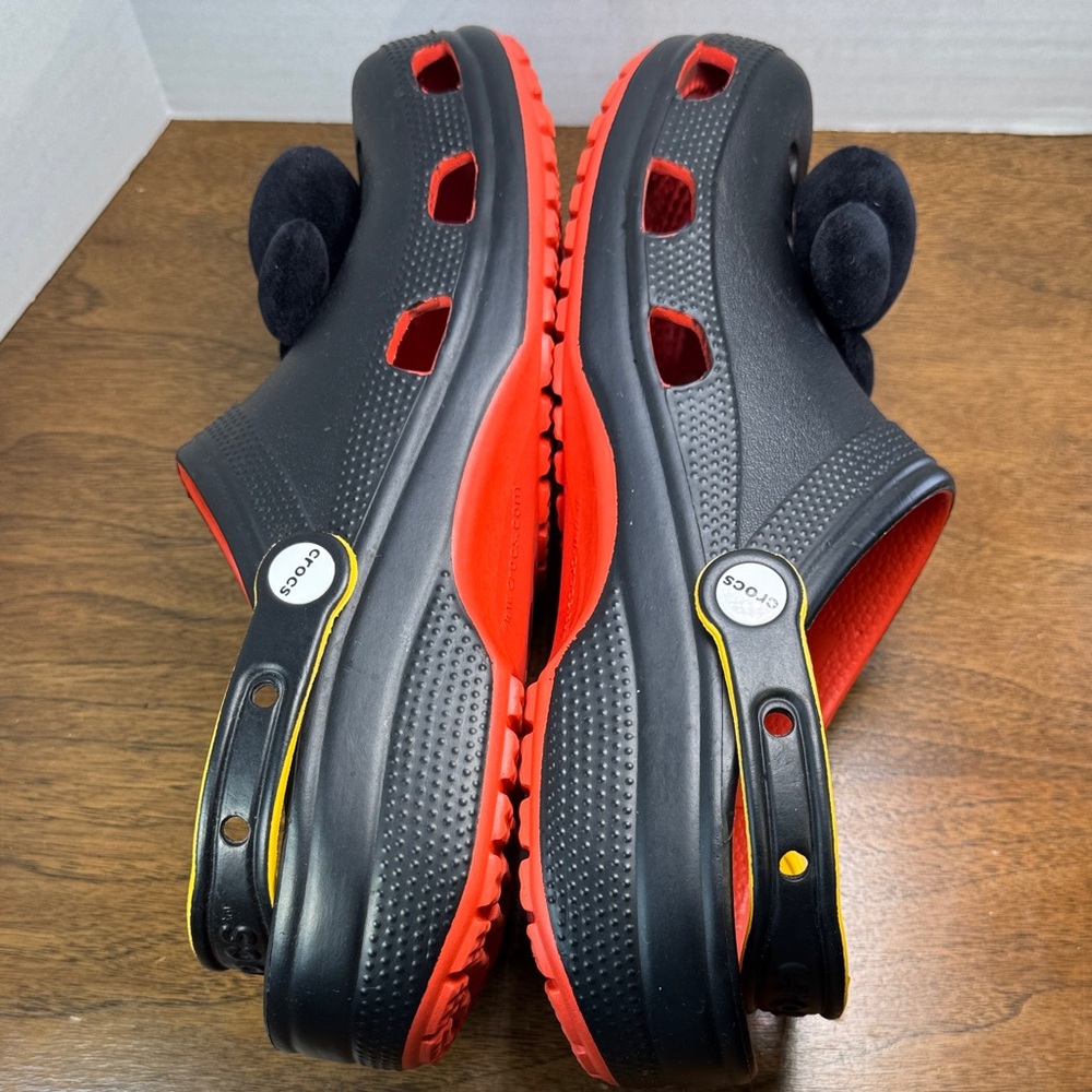 Disney Mickey Mouse Classic Crocs Clogs, Unisex Adult, Womens sz 11 / Mens sz 9 - Picture 10 of 16